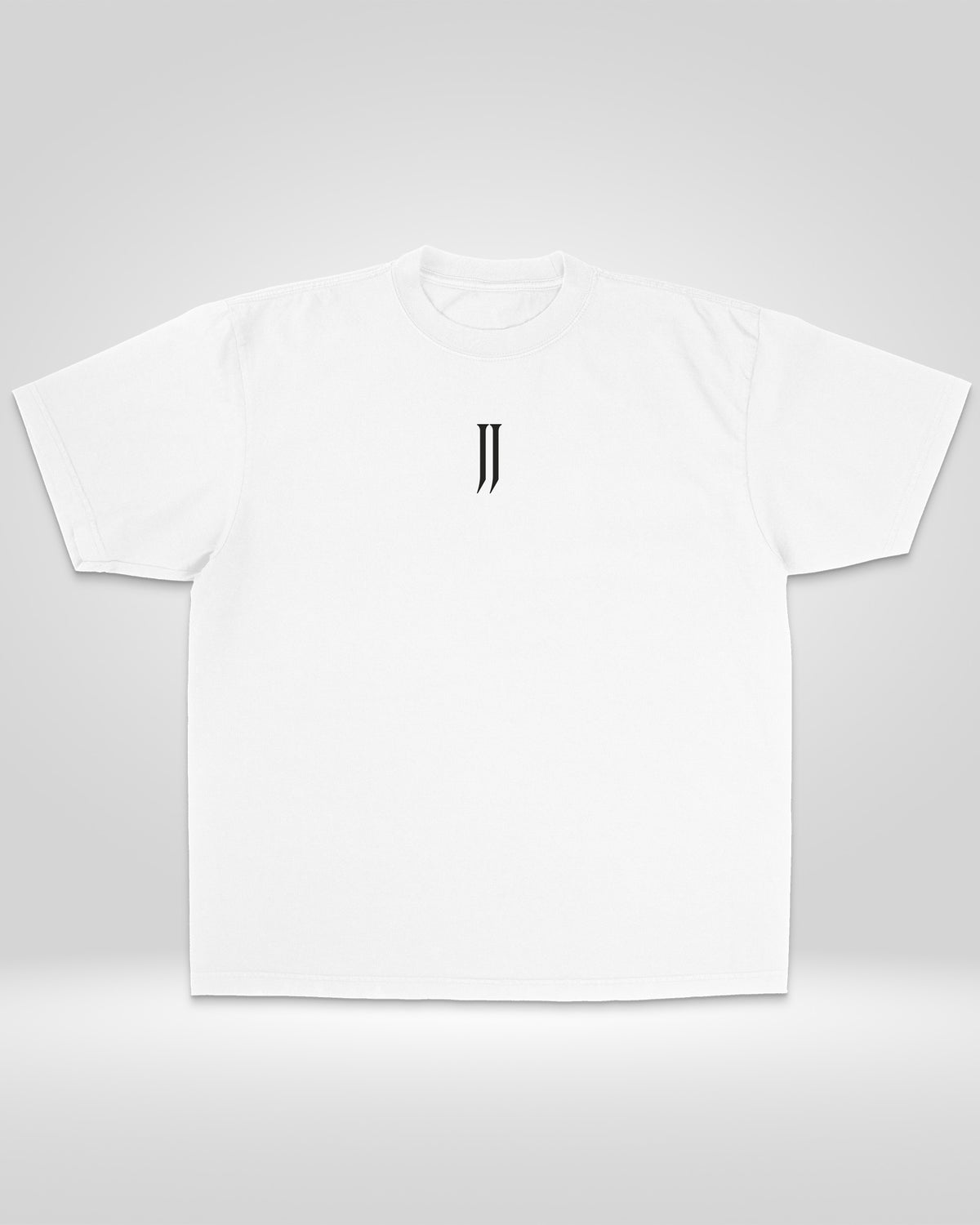 JJ Basic Oversize Tee White – Vorderansicht