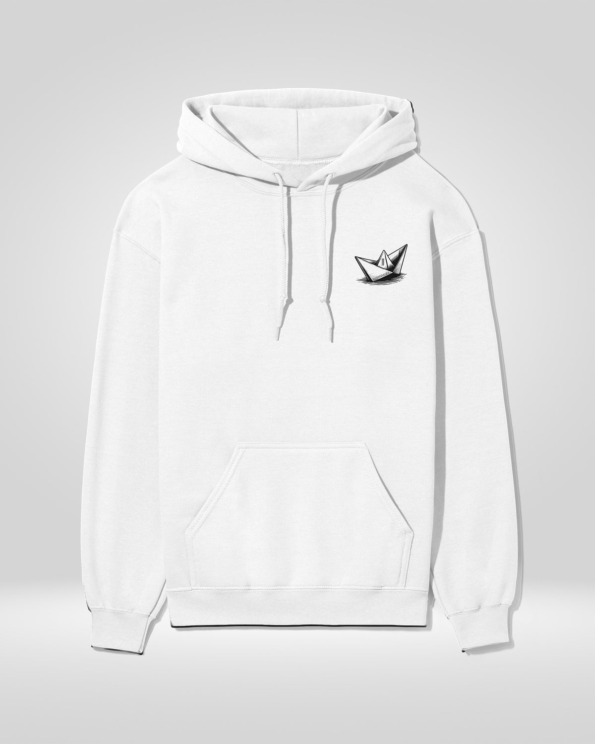 JJ Paperboat Regular Hoodie – Vorderansicht
