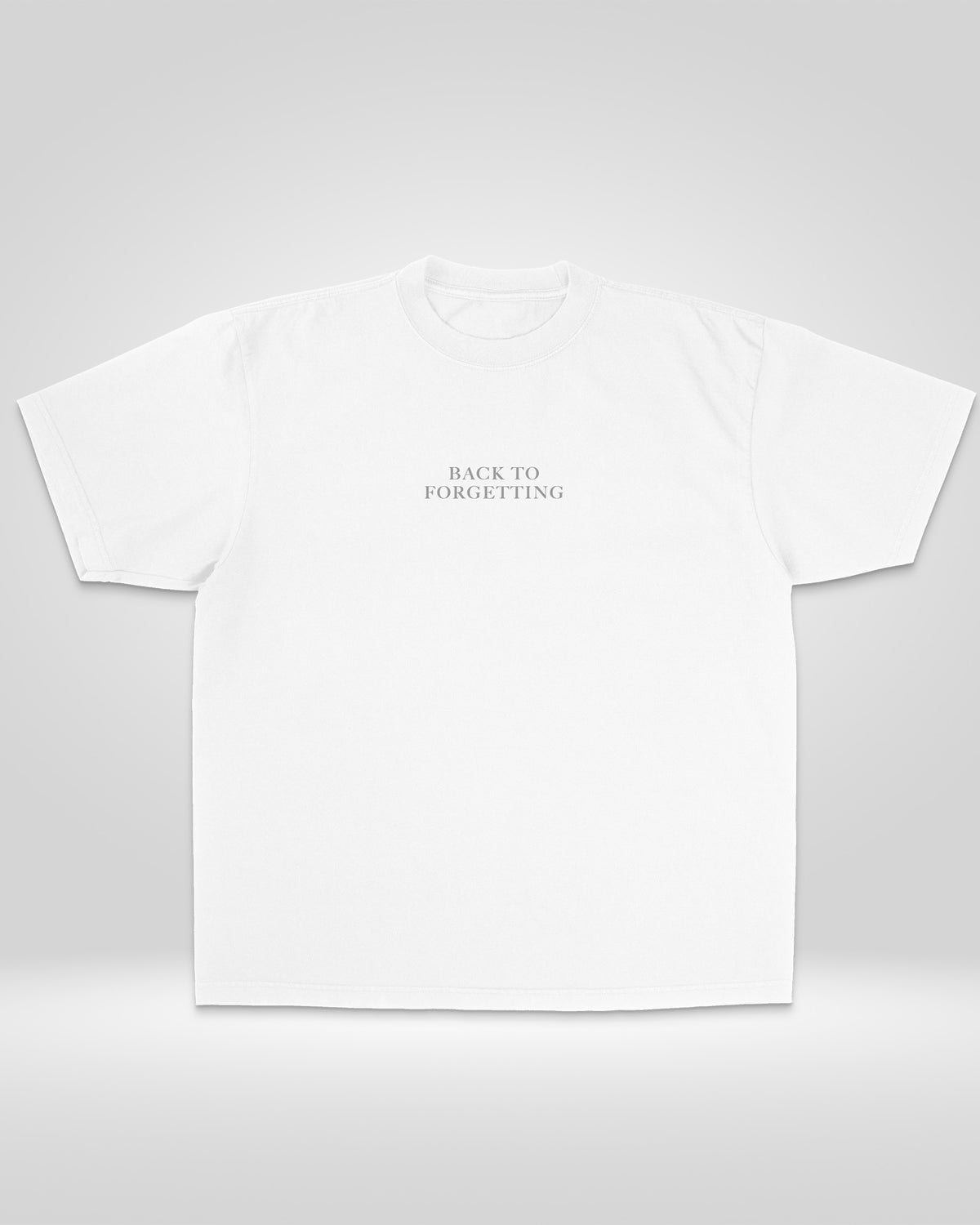 JJ BTF Oversize Tee White – Vorderansicht