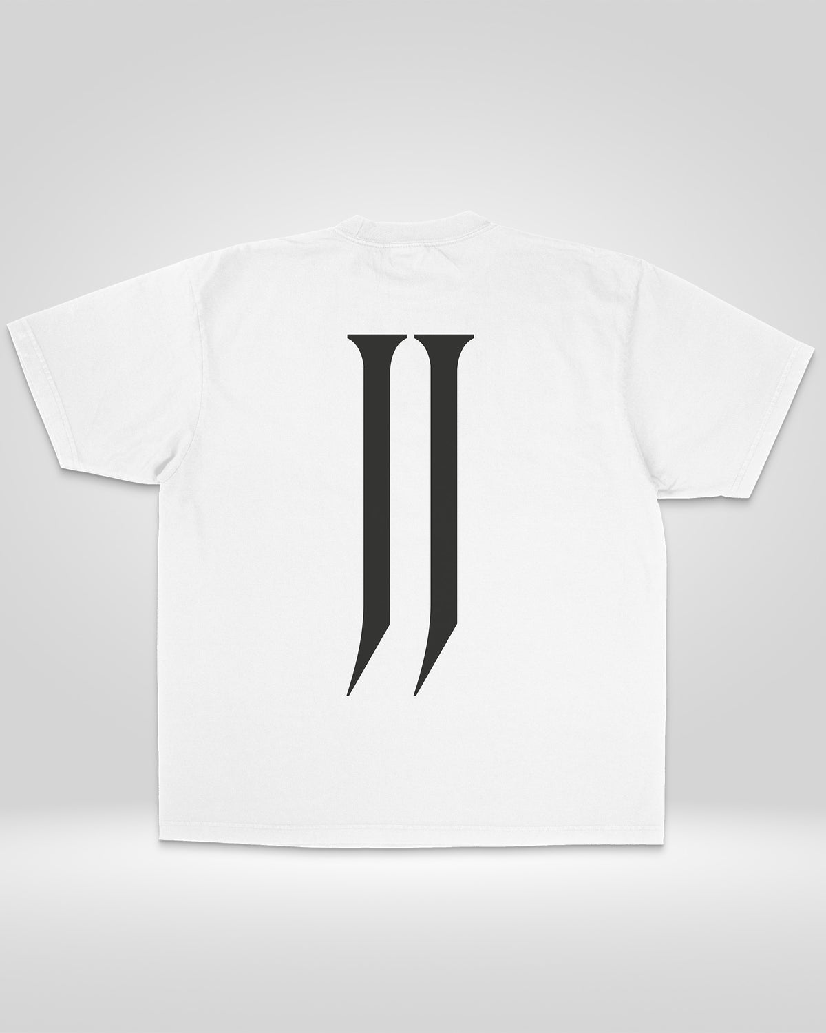 JJ Basic Oversize Tee White – Rückansicht