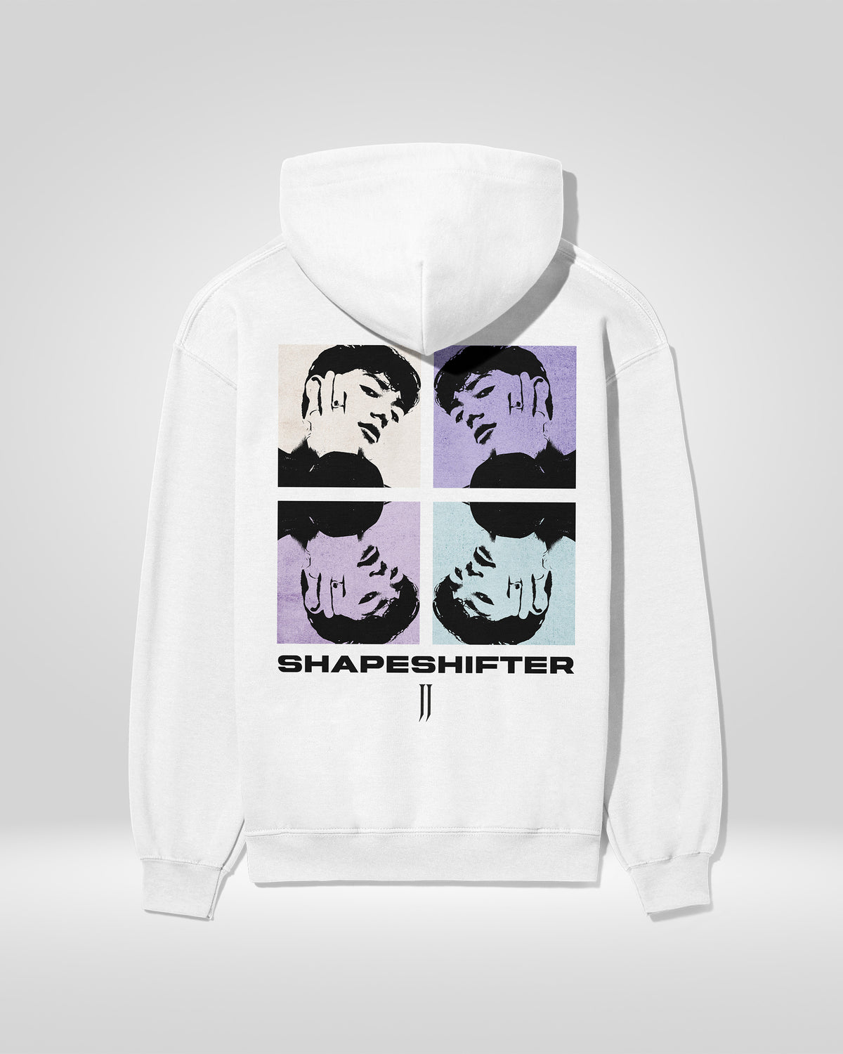 JJ Shapeshifter Regular Hoodie White – Rückansicht
