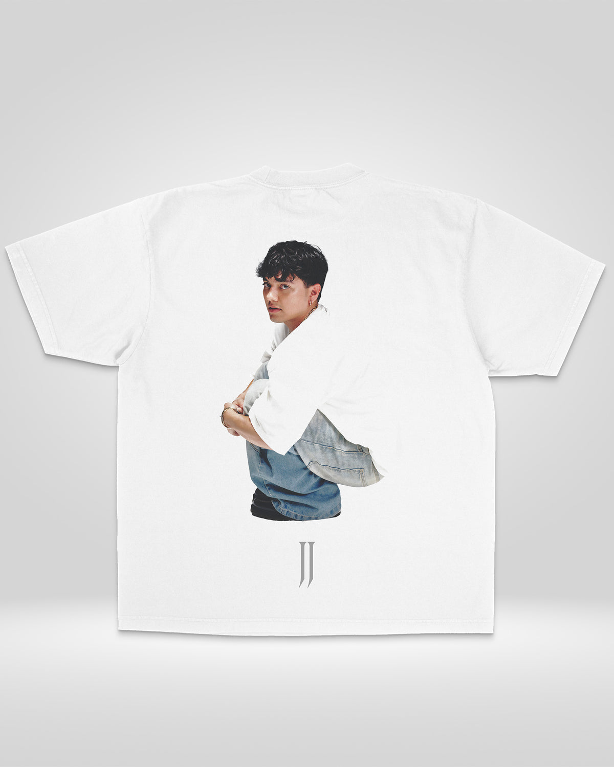 JJ BTF Oversize Tee White – Rückansicht