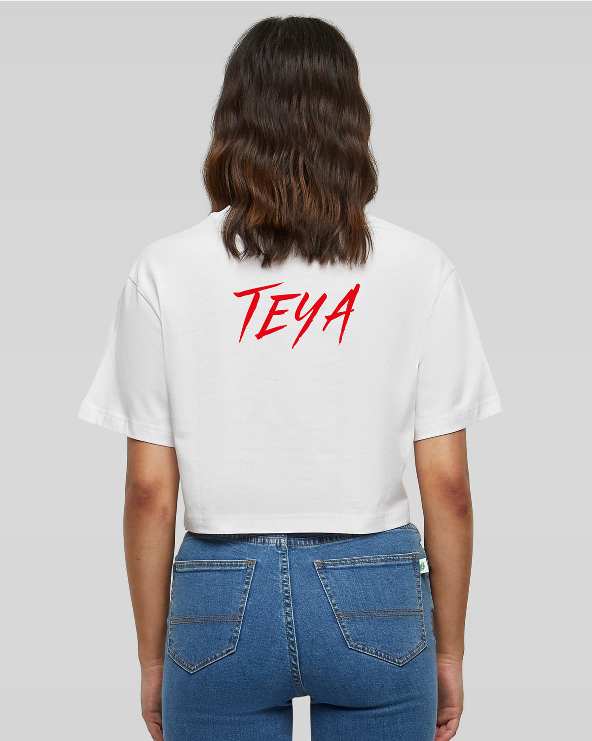 TEYA TALK CROPPED OVERSIZE TOP