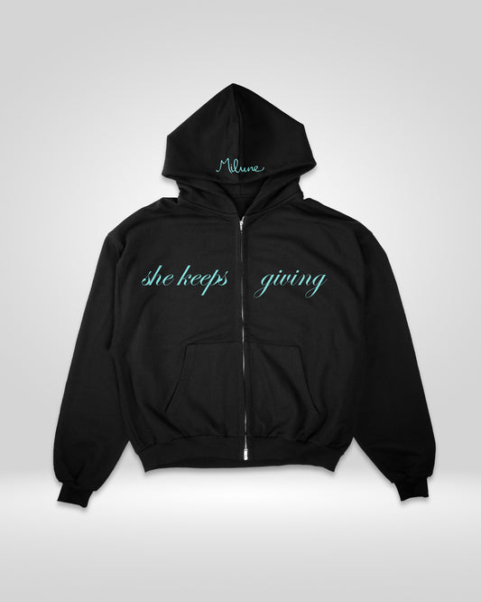 MILUNE THE GIFT ZIP HOODIE
