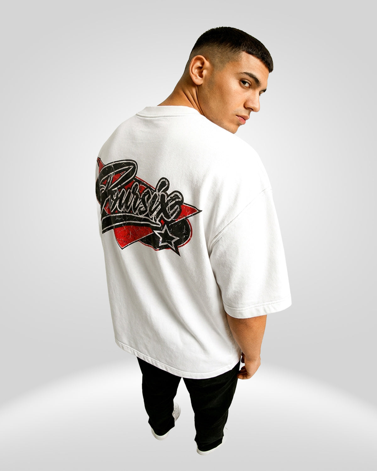RED SIGN LOOSE TEE