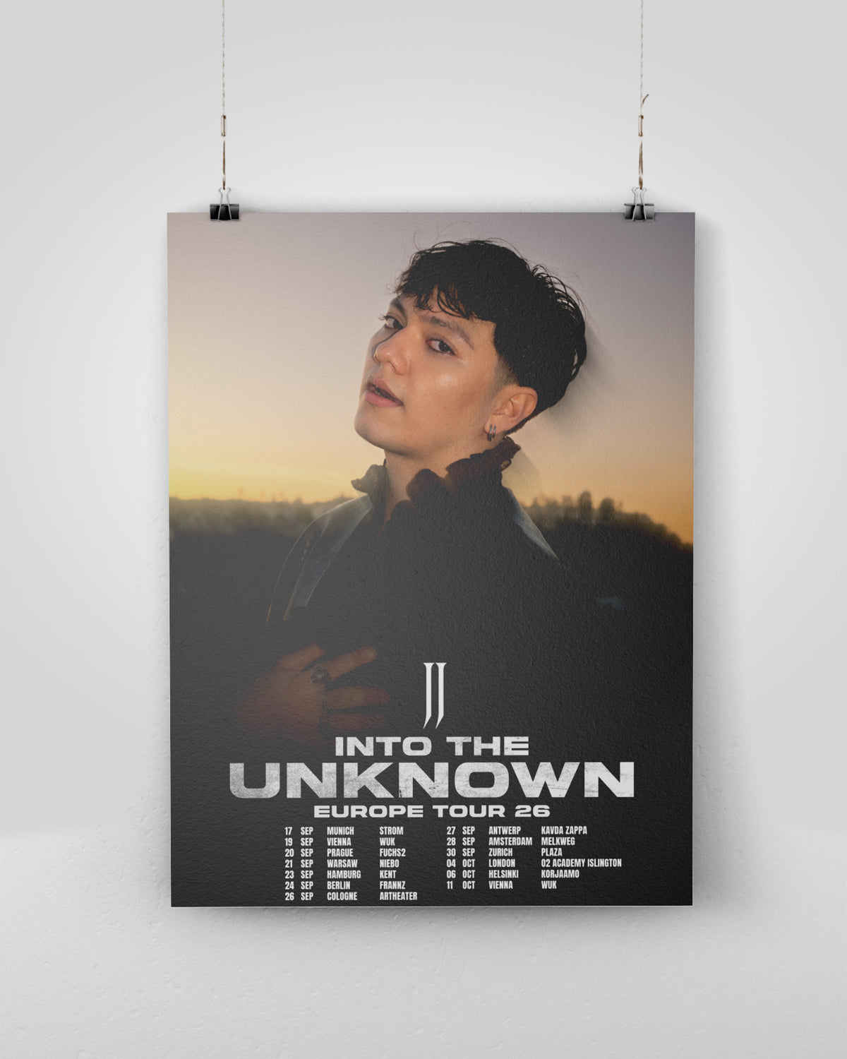 JJ EUROPE TOUR 26 POSTER